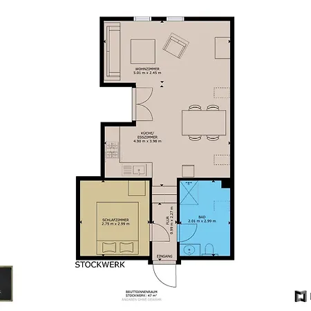 Huus An't Koornfeld Dachgeschoss *